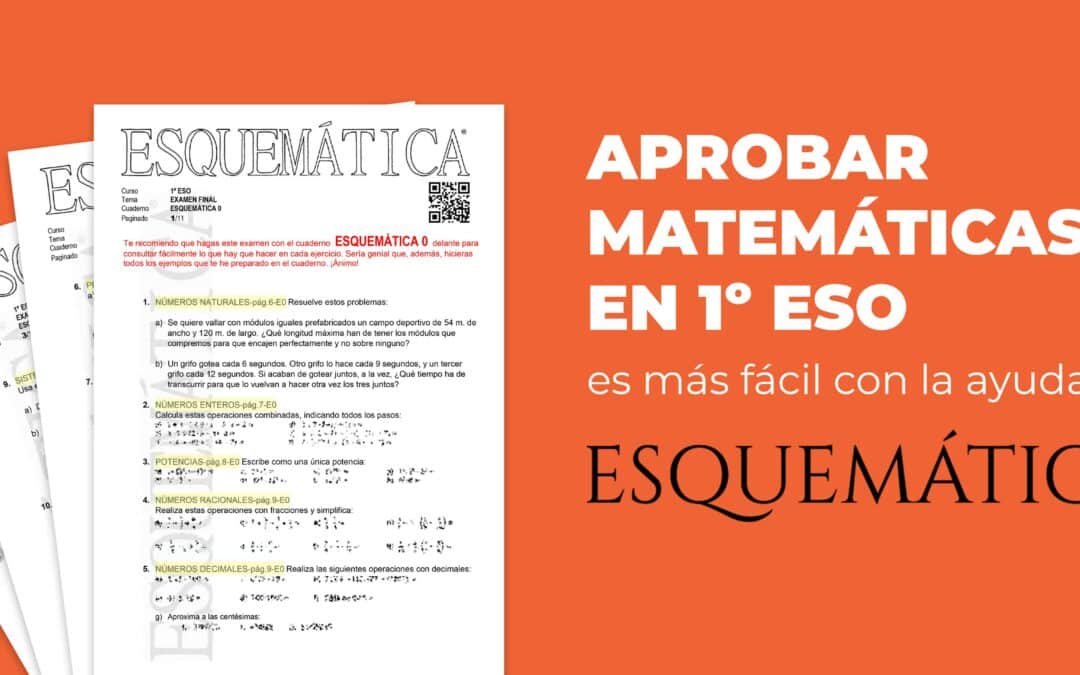 Puedes aprobar Matemáticas de 1º de la ESO