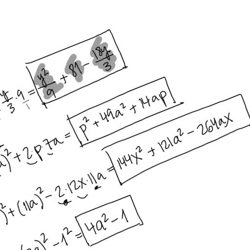 Curso Intensivo de Matemáticas: Identidades Notables.